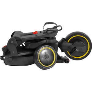 Triciclo Carriola Plegable Portatil Niños 1-5 Años 4 En 1 Color Negro
