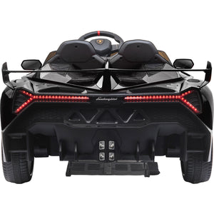 Carro Eléctrico Montable Lamborghini Negro Usb Mp3 12v