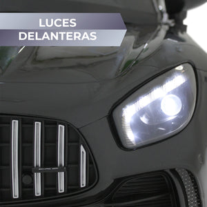 Montable Electrico Tipo Mercedes 12v con Control Remoto y Luces Negro