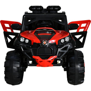 Carro Montable Buggy Eléctrico Con Luces, Música Y Control Color color Rojo