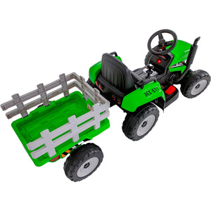 Montable Electrico Tipo Tractor 12v 8 Km con Luz y Sonido