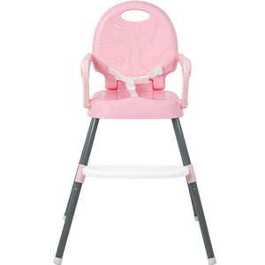 Silla Periquera Alta Bebe Plegable 3 En 1 Bandeja Ajustable