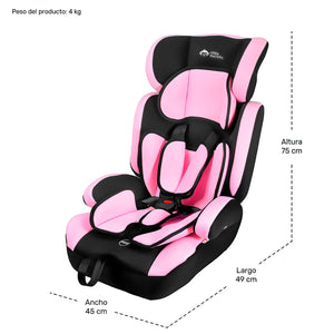 Autoasiento Seguridad Silla Niño 9m A 12 Años 3 En 1