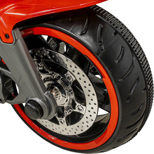 Motocicleta Montable Electrica Deportiva Niño Luces Musica Color Rojo