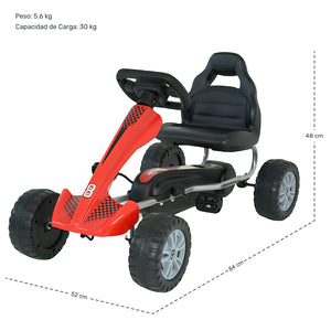 Avalancha Go Kart con Pedales de Traccion Manual