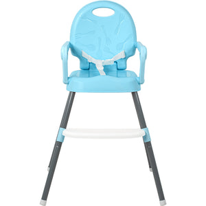 Silla Periquera Alta Bebe 3 En 1 Plegable Bandeja Ajustable