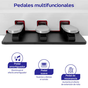 Piano Teclado Electrico 88 Teclas Digital 15v 3a 900 Ritmos