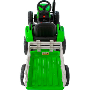 Montable Electrico Tipo Tractor 12v 8 Km con Luz y Sonido