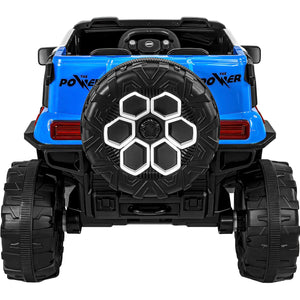 Carro Montable Electrico Control Remoto 4x4 Policia Musica Bluetooth