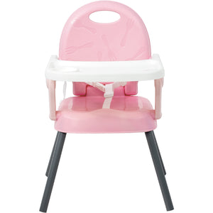 Silla Periquera Alta Bebe Plegable 3 En 1 Bandeja Ajustable