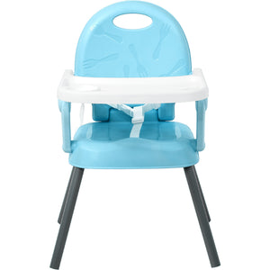 Silla Periquera Alta Bebe 3 En 1 Plegable Bandeja Ajustable