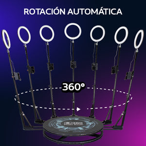 Cabina Foto Video 360° Photobooth 100 Cm Control Automatica Audiotek