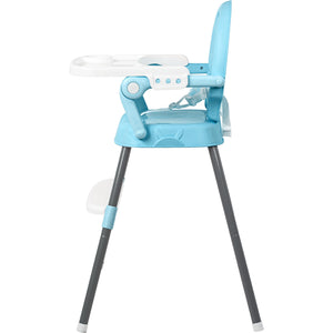 Silla Periquera Alta Bebe 3 En 1 Plegable Bandeja Ajustable