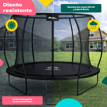 Trampolin Brincolin Pumpkin 16 Pies Gigante Uso Rudo 4.87m