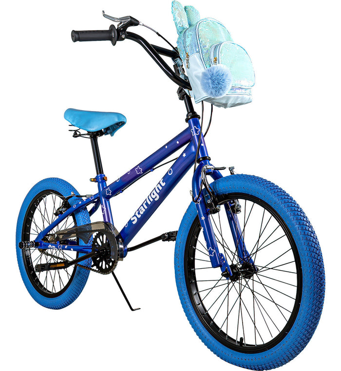 Bicicleta Infantil Rodada 20 Niños Bici Starlight Color Azul