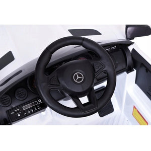 Montable Electrico Tipo Mercedes 12v con Control Remoto y Luces Blanco
