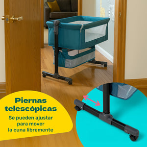 Cuna Cama Colecho Cambiador Bebe Mosquitero Ruedas 3 En 1
