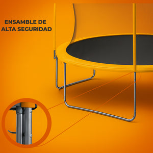 Trampolin Brincolin 14 Pies (4.27 m) para Niños Reforzado con Red