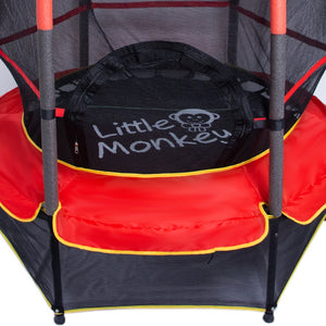 Trampolin Brincolin Individual 1.4m (4.59 pies) para Niños Color Rojo