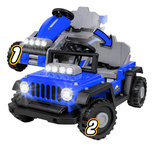 Carro Electrico Montable 2 En 1 Infantil Control Remoto 12 V