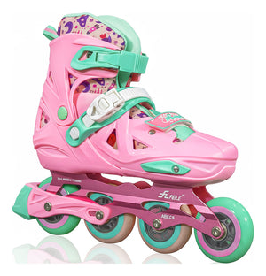 Patines Linea Abec 9 Soporte Aluminio Adultos Niños 4 Ruedas MEDIANO