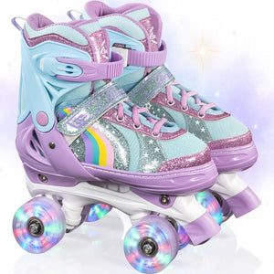 Patines Linea Abec 9 Soporte Aluminio Adultos Niños 4 Ruedas MEDIANO