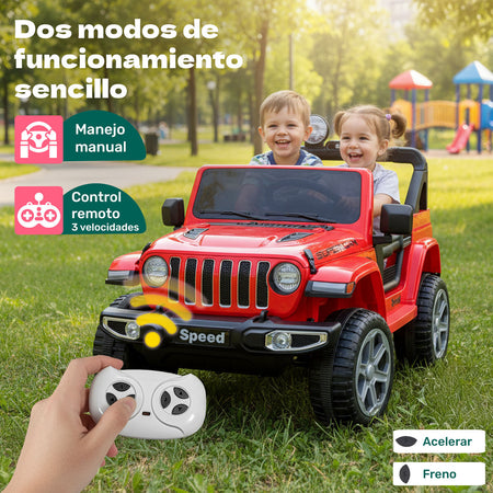 Montable Electrico 12v Camioneta 4x4 Todo Terreno Control