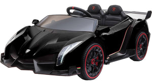 Carro Eléctrico Montable Lamborghini Negro Usb Mp3 12v