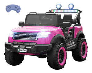 Camioneta Montable Electrica 12v Urban Rosa Control Remoto