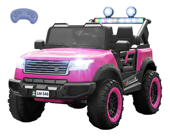 Camioneta Montable Electrica 12v Urban Rosa Control Remoto