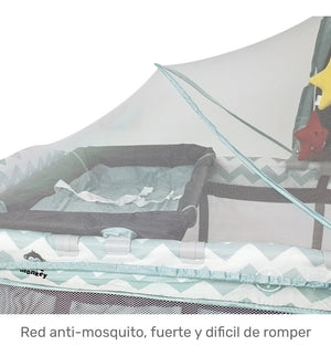 Cuna Bebes Plegable Ruedas Mosquitero Cambiador Juegos