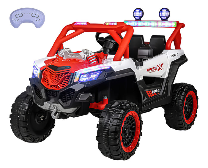 Camioneta Montable Electrica Buggy 6v Niños Control Remoto Rojo