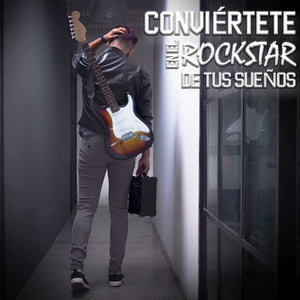 Guitarra Eléctrica Tipo Stratocaster con Amplificador Color Café