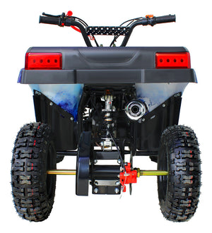 Mini Cuatrimoto Atv Niños Montable 49cc Motor Gasolina Azul