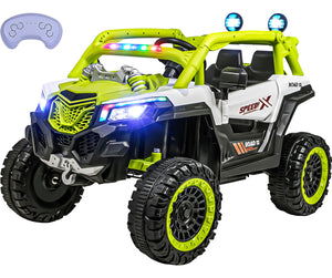 Camioneta Montable Electrica Buggy 6v Niños Control Remoto Verde