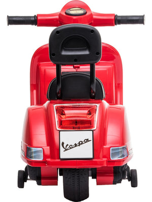 Moto Vespa Eléctrica Montable Niña Ajustable Clásica Rojo 6v