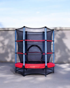 Trampolin Brincolin Individual 1.4m (4.59 pies) para Niños Color Rojo