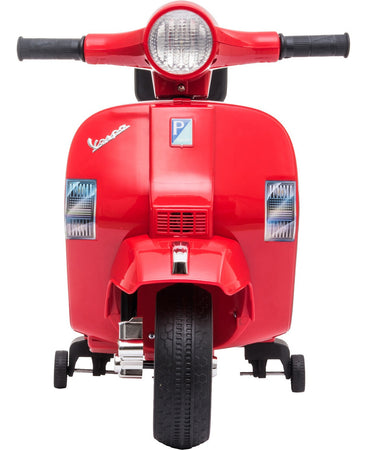 Moto Vespa Eléctrica Montable Niña Ajustable Clásica Rojo 6v