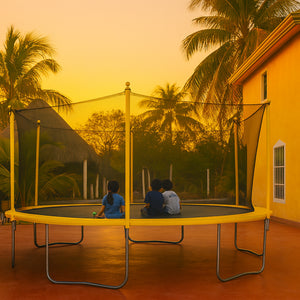 Trampolin Brincolin 14 Pies (4.27 m) para Niños Reforzado con Red
