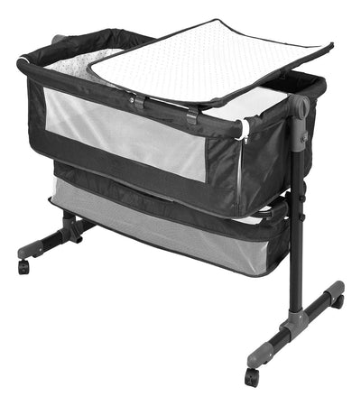 Cuna Cama Colecho Cambiador Bebe Mosquitero Ruedas 3 En 1 Negro