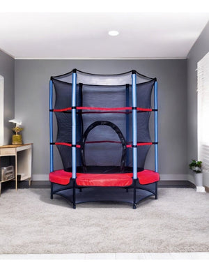 Trampolin Brincolin Individual 1.4m (4.59 pies) para Niños Color Rojo