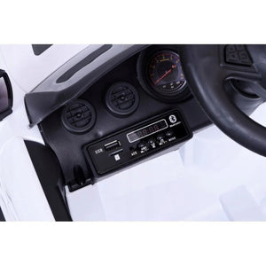 Montable Electrico Tipo Mercedes 12v con Control Remoto y Luces Blanco