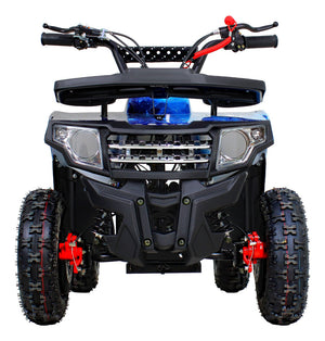 Mini Cuatrimoto Atv Niños Montable 49cc Motor Gasolina Azul