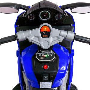 Moto Montable Eléctrica 6v Carrito Niño Música Luz Usb