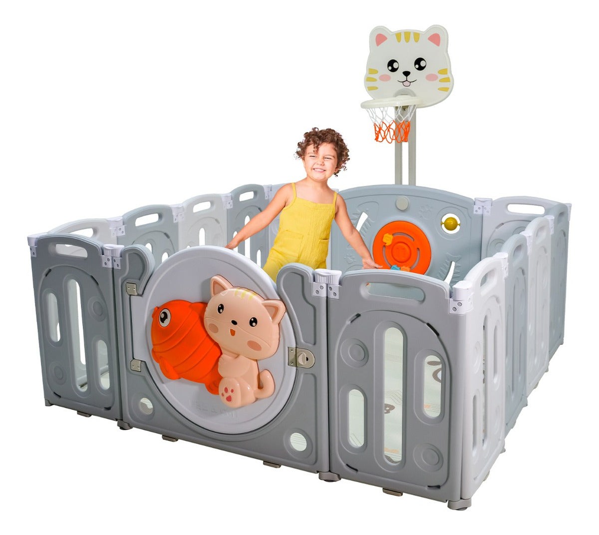 Corralito Para Bebe Plegable Infantil 1.40m Gimnasio Juegos – Little Monkey