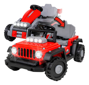 Carro Electrico Montable 2 En 1 Infantil Control Remoto 12 V