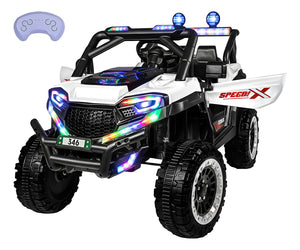 Montable Electrico 12v Control Remoto Usb Niños Luces Led Blanco