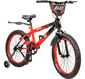 Bicicleta Infantil Rodada 20 Niños Bici Color Rojo Luces Led