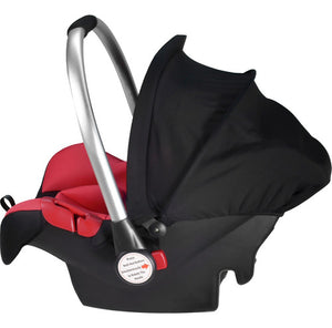 Asiento Portabebes Mecedora Tipo Moises Ergonómico Para Auto Color Rojo