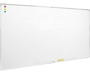 Pizarron Escolar Blanco 120x200cm Marcadores Borrador Imanes